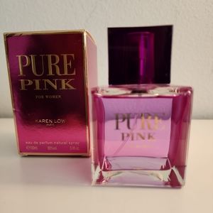 Pure Pink by Karen Low, 3.4 oz EDP Spray for Women Eau De Parfum.New, open box